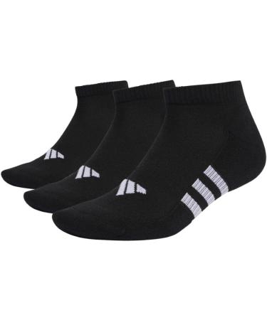 adidas Unisex Performance Cushioned Low Socks - 3 Pairs in Black (Size 43-45) | International Shipping Available - Buy Online on GoSupps.com