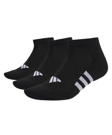 adidas Unisex Performance Cushioned Low 3 Pairs Socks black/black/black 43-45 Gestreift