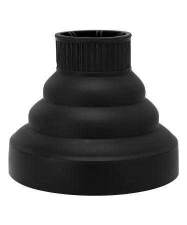 Curly Hair Diffuser - Universal Collapsible Hair Dryer Attachment for Natural Thick Hair (Black) - Buy Online on GoSupps.com