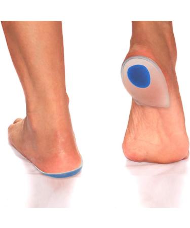 Gel Heel Cups - Pain Relief Shoe Inserts for Plantar Fasciitis, Heel Spurs, Achilles & Arch Pain - Orthopedic Support for Women and Men (S/M 2-Pack) - Buy Online on GoSupps.com