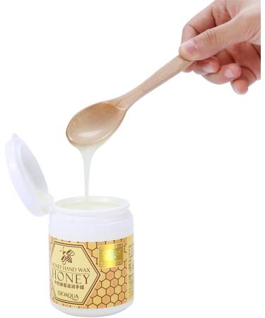 Wax Hand Mask with Natural Honey & Milk - Exfoliating, Hydrating, and Nourishing Gel for Soft and Whitening Hands - 170g - Buy Online on GoSupps.com