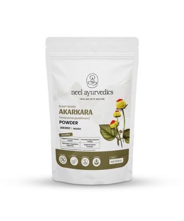 Neel Ayurvedics Akarkara Root Powder Anacyclus Pyrethrum high quality for natural support Finely Ground granulated root powder for versatile use in Ayurvedic naturopathy (500 gm)