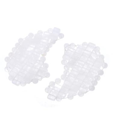 2Pcs Jade Eye Massage Puffiness Sleep Face Mask Natural Rose Quartz Cool Massage Stone Eye Patch Massage White White