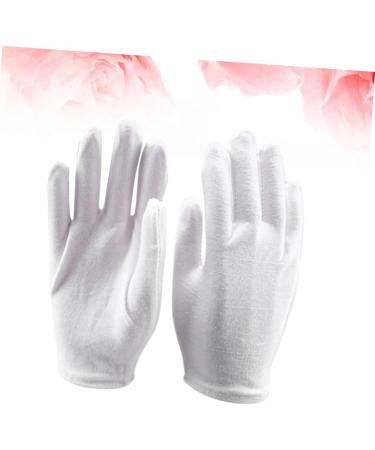 DRESSOOS 18 Pairs Beauty Gloves Hand Moisturizer Gloves Working Gloves Large Cotton Gloves for Moisturizing Spa Gloves for Dry Hands Extra Large Inspection Gloves Lab Gloves White Cosmetic - Buy Online on GoSupps.com