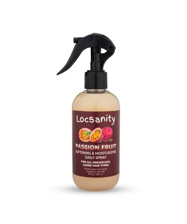 Locsanity Daily Moisturizing Loc Spray for Dreads - Passion Fruit Hair Scalp Moisturizer  Dreadlock Spray - Refreshening Spray for Locs  Dreadlocks  Sisterlock  Microlock - Controls Frizz  Oil-Free