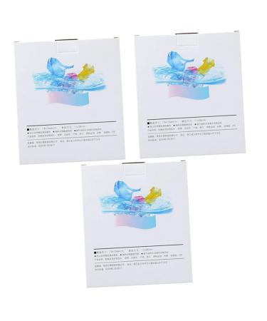 Sosoport 72 Pcs Color Catcher Laundry Grabber Stain Clothes Dye Eraced Stain Remover Home Laundry Dye for Clothes Spot Cleaner Wipeoff Paper for Washing Clothes Wash and Care Confetti
