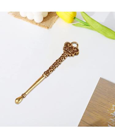 Ear Spoons Retro Brass Phoenix Portable Ear Cleaning Tool Ear Pick Ear Wax Remover Curette Cleaner Keychain Pendants - Buy Online on GoSupps.com