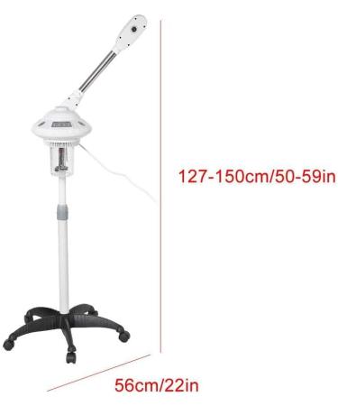 Ozono Facial Steamer for Face Cleaning with Adjustable Foot Cold Steamer Nano Steam Gun for Facial Sauna 750W - Buy Online on GoSupps.com
