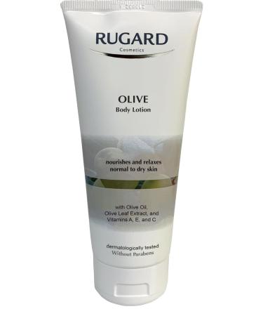RUGARD Olive Body Lotion 200ml 6.76 Fl Oz (Pack of 1)
