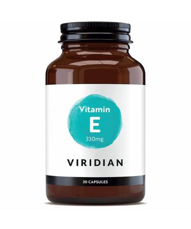 Viridian Natural Vitamin E 400IU 30 Vegetarian Capsules