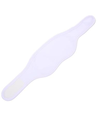 POPETPOP Castor Oil Neck Pack Compress Reusable Castor Oil Thyroid Neck Pack Waterproof Less Mess Reusable Castor Oil Pack For Neck Relaxation White