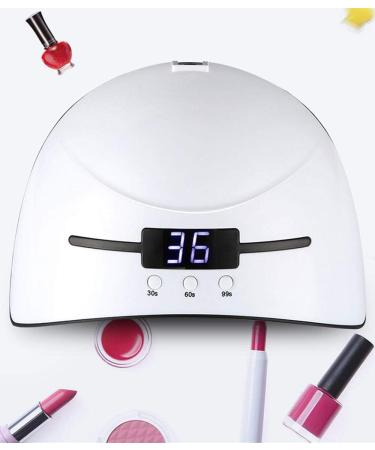 DXIA 36W UV LED Nail Dryer with Timer & USB - Fast Gel Nail Curing Lamp White - Buy Online on GoSupps.com