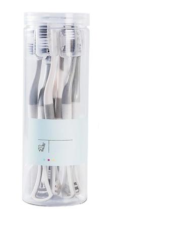 8 pcs toothbrush tongue scrap scrubborn dental teeth brush silicone gel environmentally friendly handle oral care cleaning tools gray eight a barrel