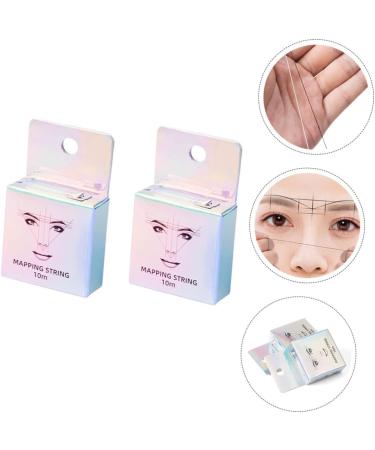 ABOOFAN 2Pcs Eyebrow positioning line supplies t tool eyebrow stencil makeup tools white digital ruler - Buy Online on GoSupps.com