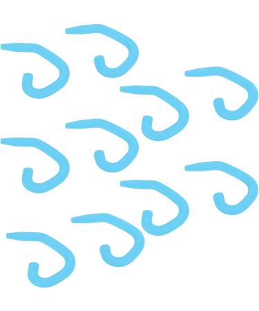 10 Pieces Reusable Childrens Face Shield Ear Hook Flexible and Comfortable Silicone Ear Protector Hook (Light Blue) - Buy Online on GoSupps.com