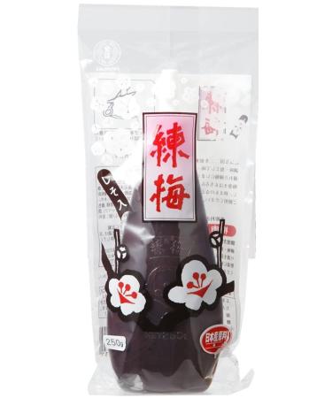 Japanese Ume Plum Paste with Shiso (8.8 oz/250g) - Made in Japan, Gluten Free, Vegan, Umeboshi, Sour, Convenient Tube, Onigiri, Sushi, Yakitori, Sashimi - Kinjirushi Wasabi