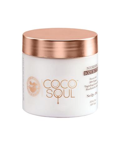 Coco Soul Beauty Nourishing Body Butter With Virgin King Coconut Oil (Vegan Sulphate & Paraben Free) 200 gm