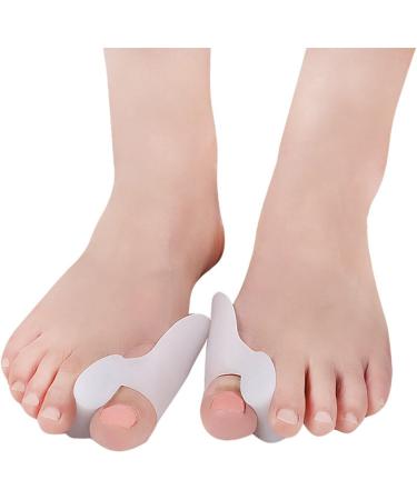 MICPANG Bunion Corrector: Bunion Pads Splint for Men and Women, Gel Silicone Big Toe Separator Cushion - White (3 Pairs) - Buy Online on GoSupps.com