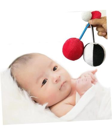 Ifundom 1stk Fehester Baby Visual Training Ball - Soft Bite Toy for Toddlers | 25x10cm Black & White Baby Ball - Buy Online on GoSupps.com