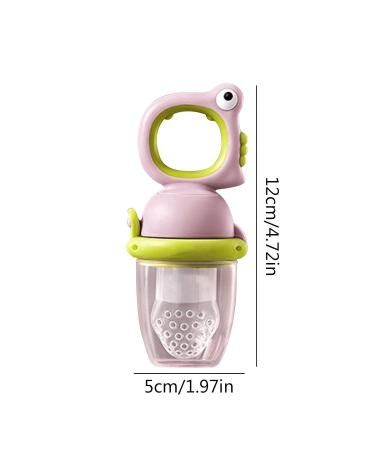Elevate Baby Feeder | Ultravers Silicone Baby Food Pacifier - Ideal Gift for Infants Birthdays & Festivals - Pink Color - Buy Online on GoSupps.com