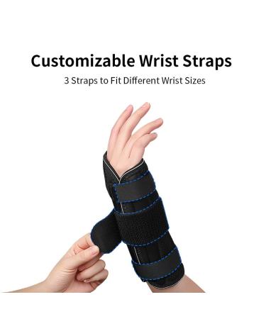 YAHA Carpal Tunnel Wrist Brace Night Support for Men & Women - Adjustable Splint with 3 Stays for Carpal Tunnel Syndrome Relief Tendonitis & Sprains - Fits Left & Right Hands Size Right S/M - Buy Online on GoSupps.com