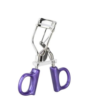 4 Color Woman Eyelash Curler Professional Eyelash Curler Folding False Eyelashe Auxiliary Eyelash Curling Clip Small Makeup Tool (Color : Dark Purple)