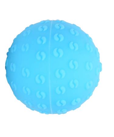 Verdant Touch Silicone Massage Ball Silicone Fascia Massage Ball for Yoga Exercise Blue Body Shoulder Hand Massage Ball