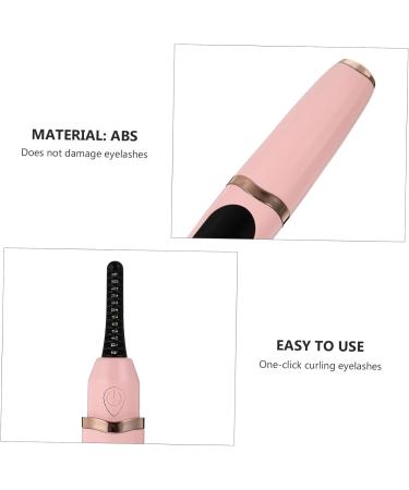 Didiseaon 1 Set Eyelash Curler Lash Electric Curler Eyelash Curling Tool Vintage Newspaper Mini Top Hat Headband Eyelash Tool Heated Lash Electric Heating Pink Curling Iron Abs - Buy Online on GoSupps.com