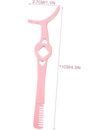 FRCOLOR 3pcs Eyelash Curler Set - Stainless Steel Eyelash Tweezer & Comb - Pink Beauty Tools for Women - Buy Online on GoSupps.com