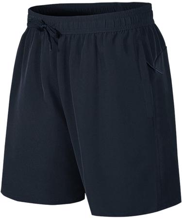 FIN86 Men's Breathable Summer Shorts - Fast-Drying Beach Casual Sports Pants in Dark Blue XL - Buy Online on GoSupps.com