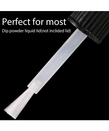 Uspeedy 100pcs Dip Powder Liquid Brushes Set - White | Nail Dipping Powder Replacement Brush | Nail Polish Applicator - Buy Online on GoSupps.com