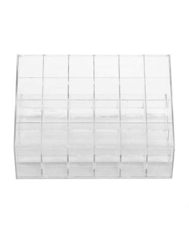  Fydun Fydun 24 Grids Transparent Display Rack Case for Lipstick Nail Polish and Makeup - Safe and Odorless Storage Box - Buy Online on GoSupps.com