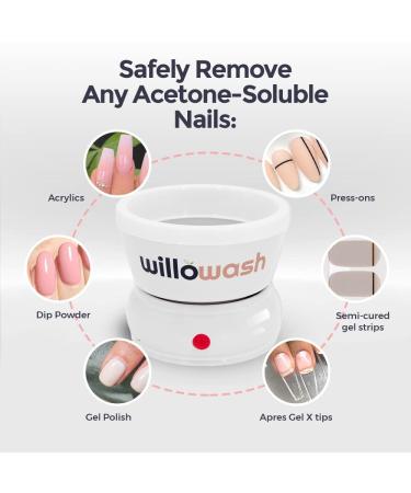 Acetone-Proof Electric Nail Soaking Bowl | Dip Powder & Gel Nail Remover Kit | 50% Faster Acrylic Soak Off | At-Home Acetone Soak Off Bowl - Buy Online on GoSupps.com