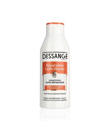 DESSANGE - Nutri-Repairing Shampoo with Royal Jelly Repair - Formula Enriched with Restructuring Royal Jelly - Nourishes & Strengthens the Fiber - For Very Damaged Over-Stressed Hair - 250 ml