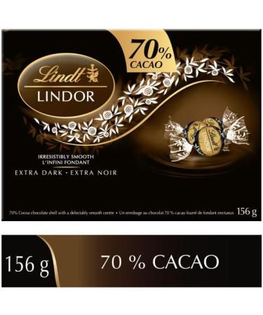 Lindt LINDOR 70% Cacao Dark Chocolate Truffles Gift Box 156 Gram Box Chocolate Gift Box Perfect for Gifting - Buy Online on GoSupps.com