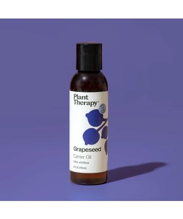 Plant Therapy Grapeseed Carrier Oil 4 oz Base Oil for Aromatherapy Essential Oil or Massage use - Buy Online on GoSupps.com