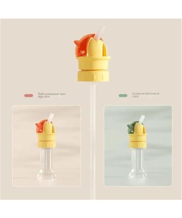 Reusable Children Beverage Water Bottle Straw Lid The Anti-Choking Straw Conversion Head Is Convenient for Children to Drink Water When Going Out and Is Portable for Storage. (2) - Buy Online on GoSupps.com