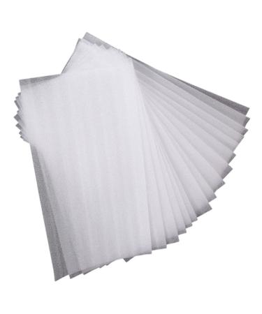 OHPHCALL Washable Hair Dye 30 Sheets Pearl Cotton Highlighter Foam White Hair Dye Tin Foil Hair Dye Tools 27.5x15.2cm White