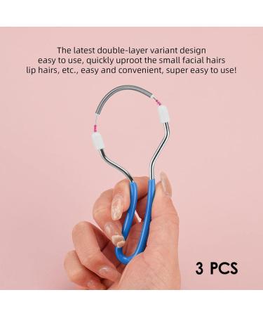 3 Pack Facial Hair Remover - Painless Epilator Tool for Women | Smooth Skin Solution - Buy Online on GoSupps.com