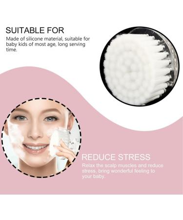 FRCOLOR Silicone Cleansing Brush - Handheld Facial Scrubber for Deep Cleansing | Perfect for All Skin Types - Buy Online on GoSupps.com
