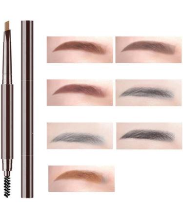 miduoidn Double Head Automatic Eyebrow Pencil Colorful Rotary Pen Waterproof Lasting Makeup Tool Exquisite Sweat-proof Eyebrow Pen Black - Buy Online on GoSupps.com