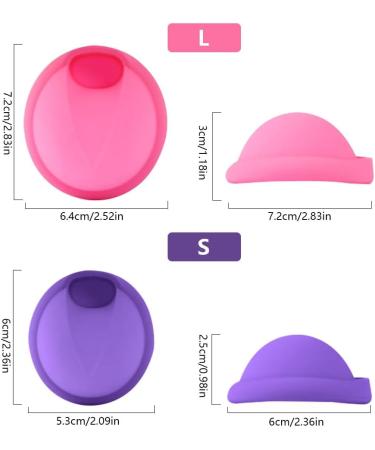 Zoydp Menstrual Disc (2 Pack) - Reusable Silicone Cups for Sports & Swimming Leak-Proof Period Solution Eco-Friendly Alternative to Tampons - Buy Online on GoSupps.com