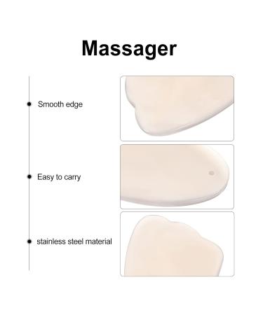 Buy Healifty Natural Jade Facial Roller & Scraping Board Premium Gua Sha Face Massage Tool for Glowing Skin - Buy Online on GoSupps.com