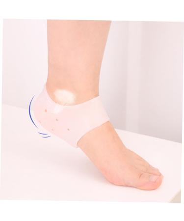 FOMIYES 5 Pairs Anti-Cracking Heel Socks Crack Heel Gel Socks Hydrating Socks High Heel Socks Vented Moisturizing Gel Heel Socks Silicone Protective Sleeve Foot Moisturizing Socks White - Buy Online on GoSupps.com