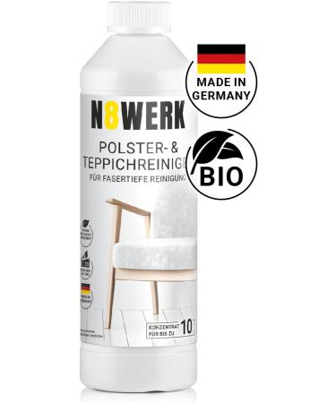 N8werk Upholstery & Carpet Cleaner - 0.5L Concentrate for Deep Fiber Cleaning | Perfect for Carpets Design Goods & Floor Mats - Buy Online on GoSupps.com
