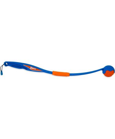 Chuckit! Fetch & Fold Dog Ball Launcher Set - Hands Free Rubber Fetch Toy for Dogs - Buy Online on GoSupps.com