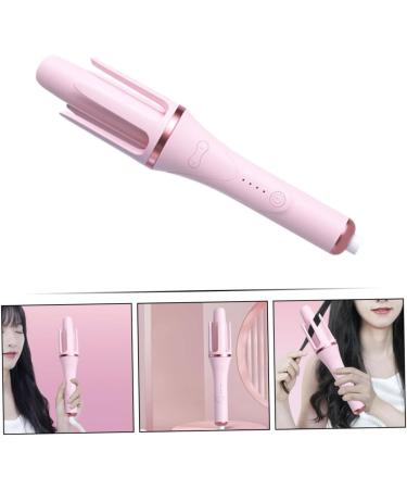 PLAFOPE Fully Automatic Hair Curling Iron Curler Hair Rollers Crimper Hair Tool Curling Wand Abs Pink - Buy Online on GoSupps.com