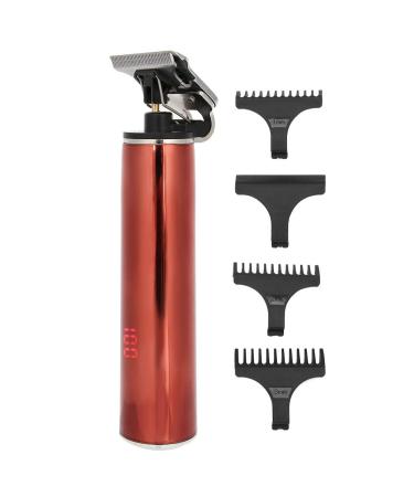 Electric Trimmer Hair Trimmer 5W High Power for Home for Hair Salon for Hairdressers(Red)