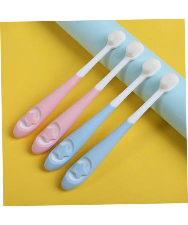 Minkissy 2-Pack Children's Toothbrush - Soft Fur Dental Care Tool for Infants & Toddlers | Ideal Baby Gift - Buy Online on GoSupps.com