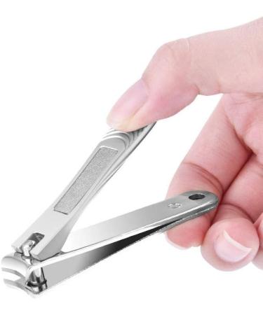UNbit Nail Clipper Adult Nail Clippers Stainless Steel Nail Clippers Silver 8cm Stainless Steel Nail Clippers - Buy Online on GoSupps.com